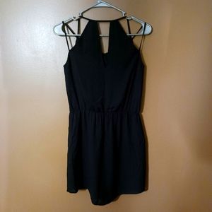 Banana Republic Short Black Strappy Summer Dress